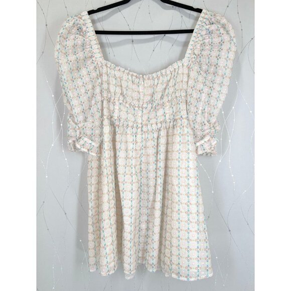 For Love & Lemons White Libby Mini Dress $220 - Picture 11 of 16